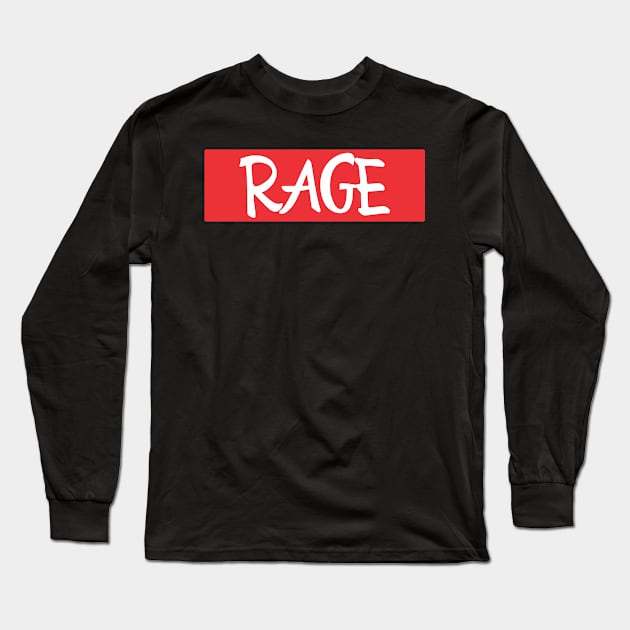 RAGE! Long Sleeve T-Shirt by MimicGaming